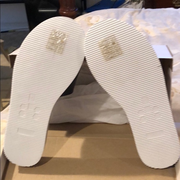 French blue size 10 brand new flat sandals - Picture 2 of 2